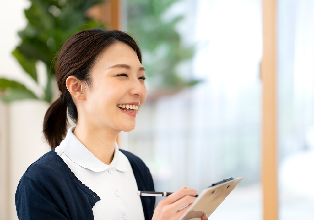 看護師80名以上在籍中。